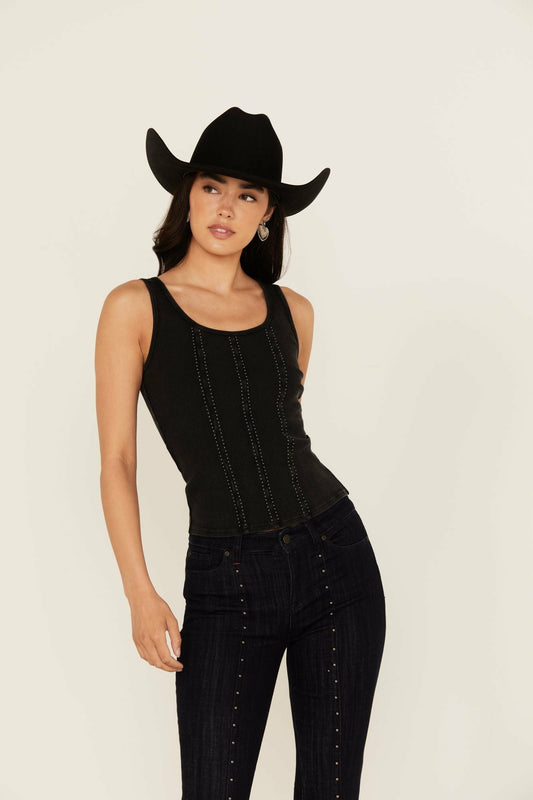 Women Sevier Studded Ribbed Tank Top | Idyllwind