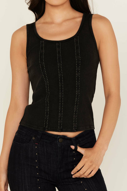 Women Sevier Studded Ribbed Tank Top | Idyllwind