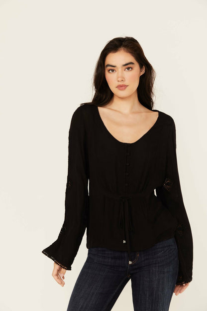 Women Sharondale Embroidered Long Sleeve Button-Down Shirt | Idyllwind