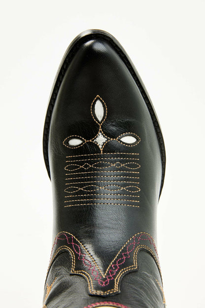 Women Get Lucky Black Western Boots - Round Toe | Idyllwind