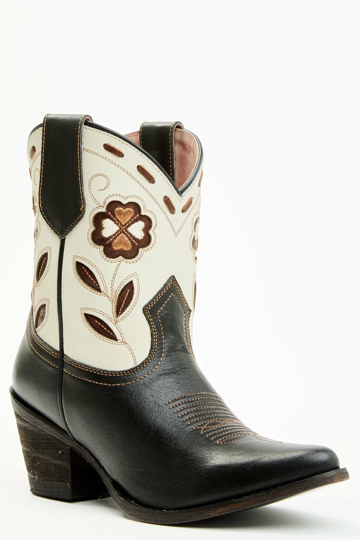 Women Runaway Black Western Booties - Round Toe | Idyllwind