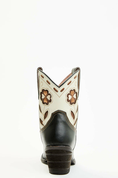 Women Runaway Black Western Booties - Round Toe | Idyllwind