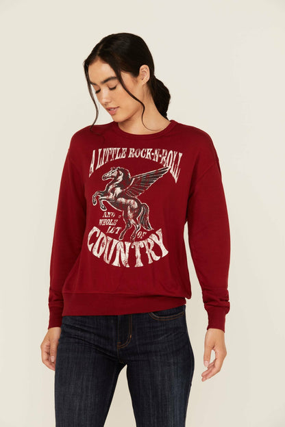 Women Little Rock Lot of Country Pullover Sweatshirt | Idyllwind