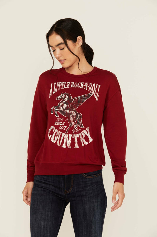 Women Little Rock Lot of Country Pullover Sweatshirt | Idyllwind