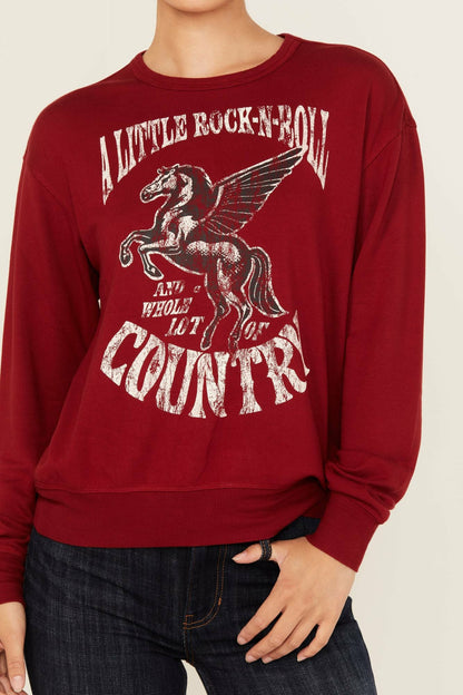 Women Little Rock Lot of Country Pullover Sweatshirt | Idyllwind