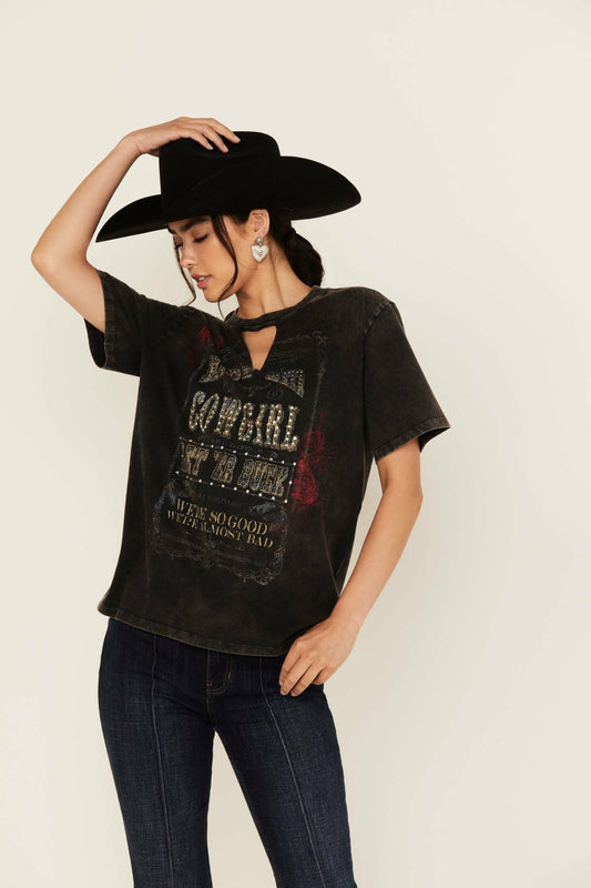 Women Ride 'Em Cowgirl Short Sleeve Graphic Tee | Idyllwind