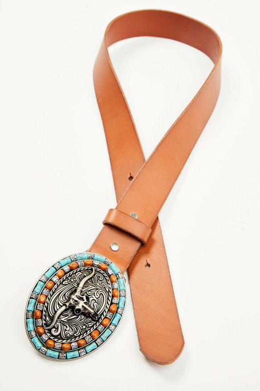 Women Longhorn Buckle Belt | Idyllwind