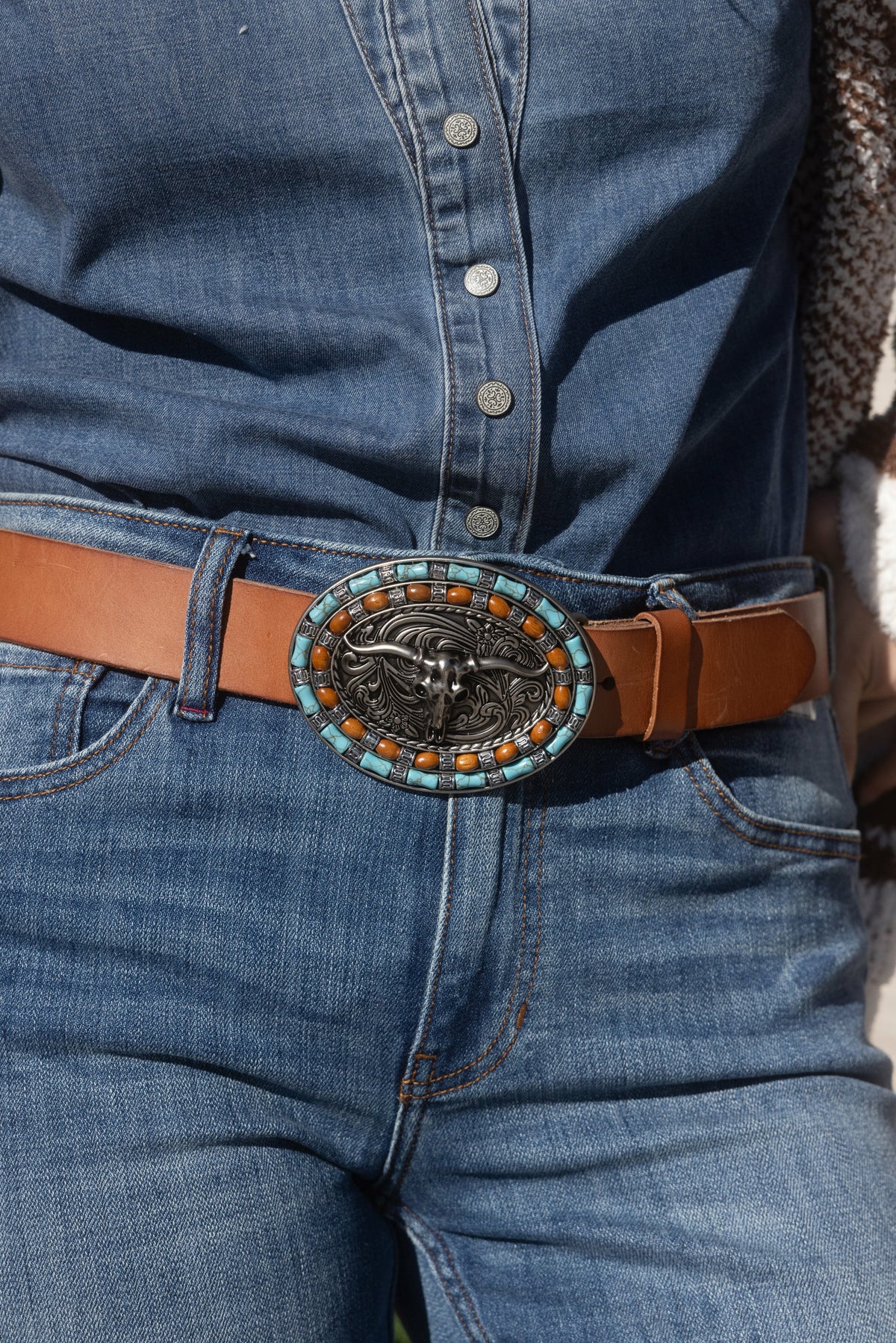 Women Longhorn Buckle Belt | Idyllwind