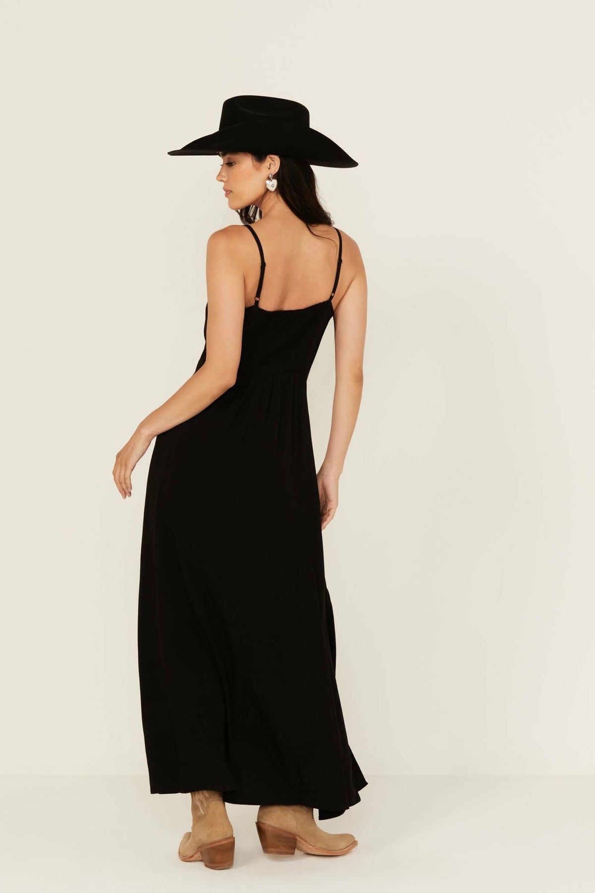 Women Carver Solid Sleeveless Maxi Dress | Idyllwind