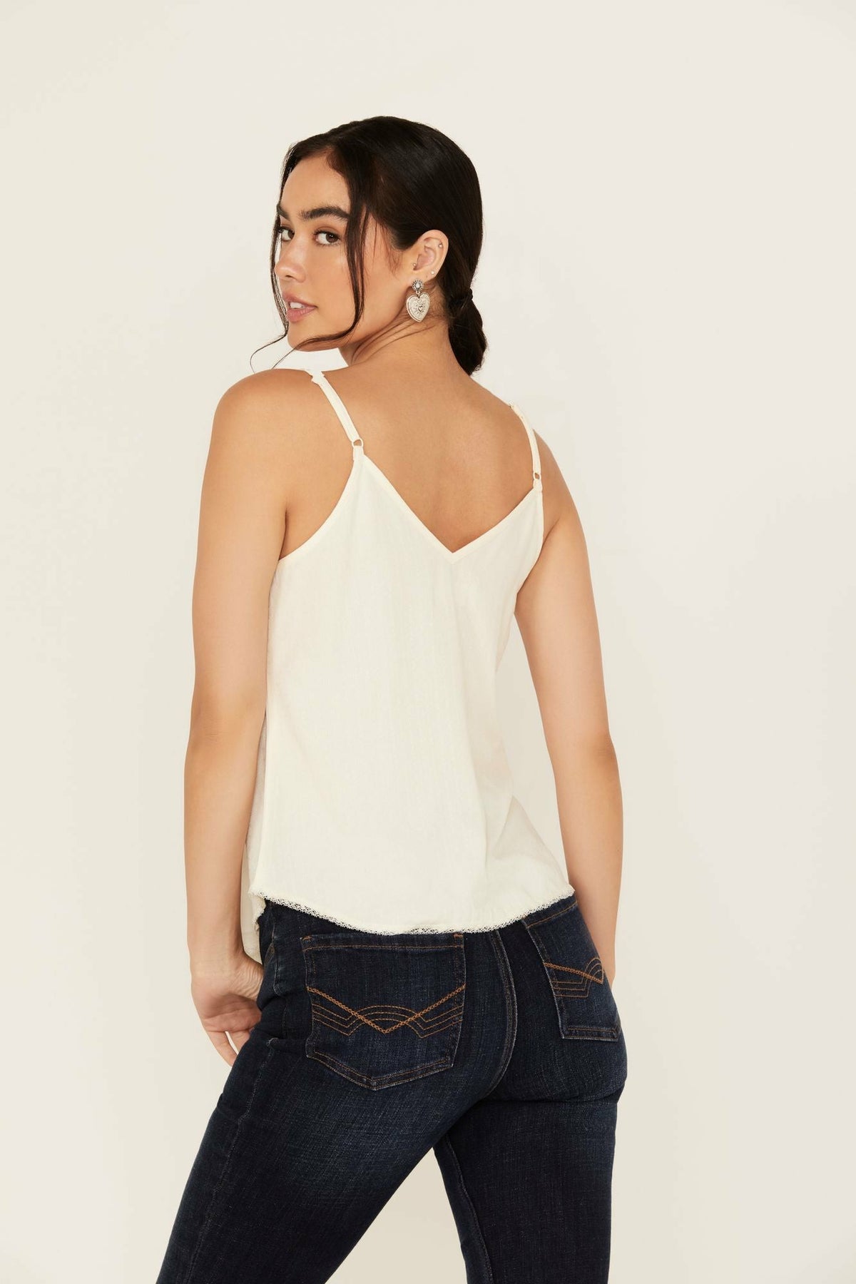 Women Randa Lace Trim Cami | Idyllwind