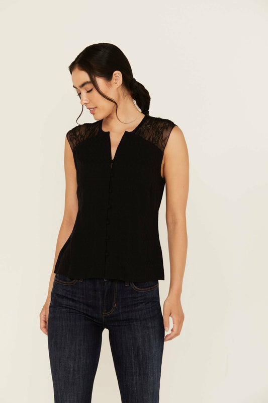 Women Joya Jacquard Sleeveless Top | Idyllwind