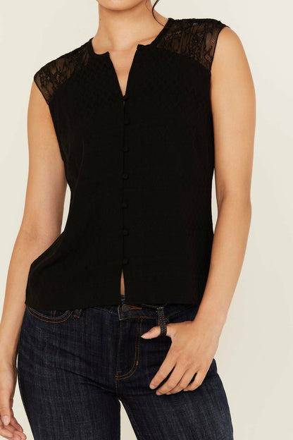 Women Joya Jacquard Sleeveless Top | Idyllwind