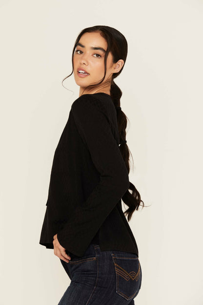 Women Buckeye Jacquard Long Sleeve Top | Idyllwind
