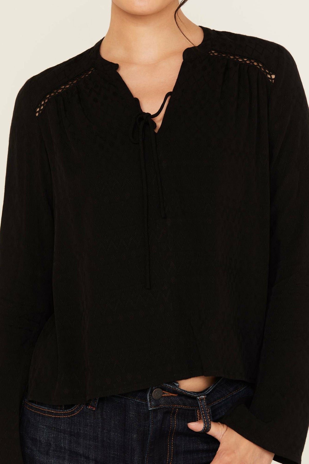 Women Buckeye Jacquard Long Sleeve Top | Idyllwind