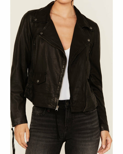 Women Ashton Leather Moto Jacket | Idyllwind
