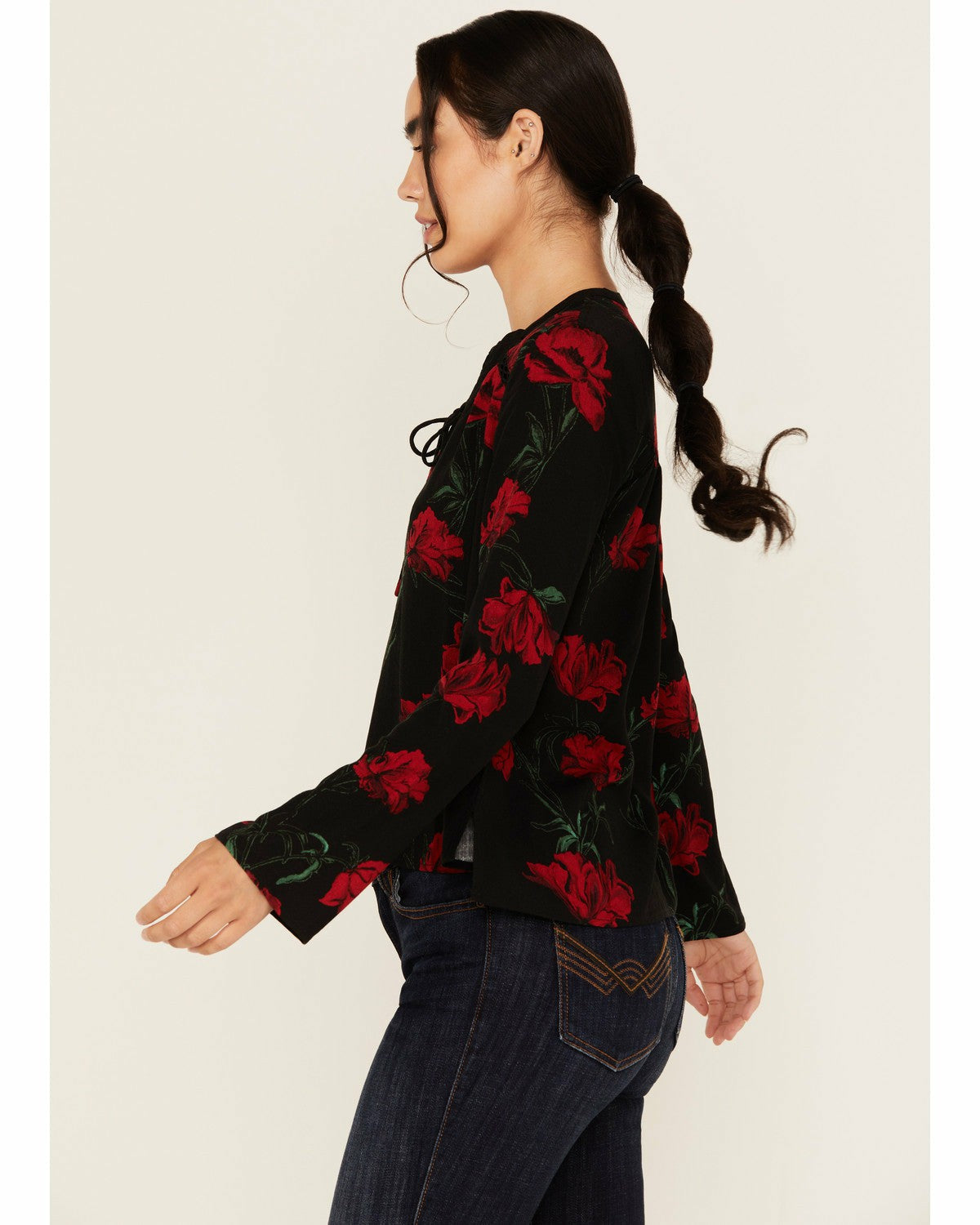 Women Libbel Rose Print Long Sleeve Top | Idyllwind