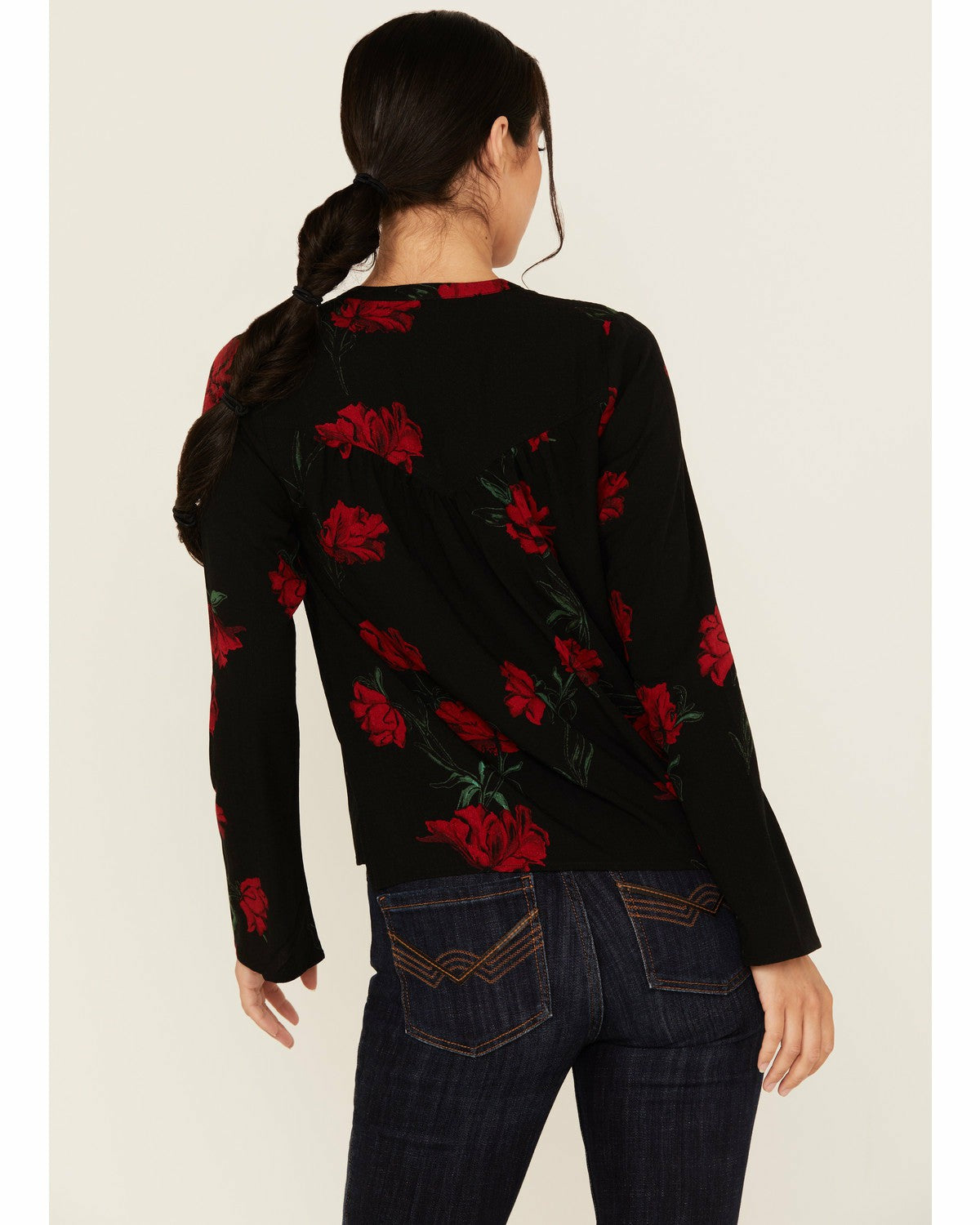 Women Libbel Rose Print Long Sleeve Top | Idyllwind