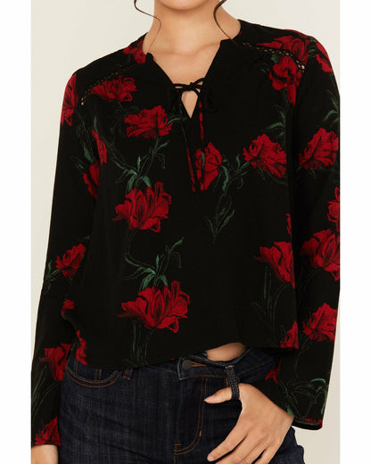 Women Libbel Rose Print Long Sleeve Top | Idyllwind