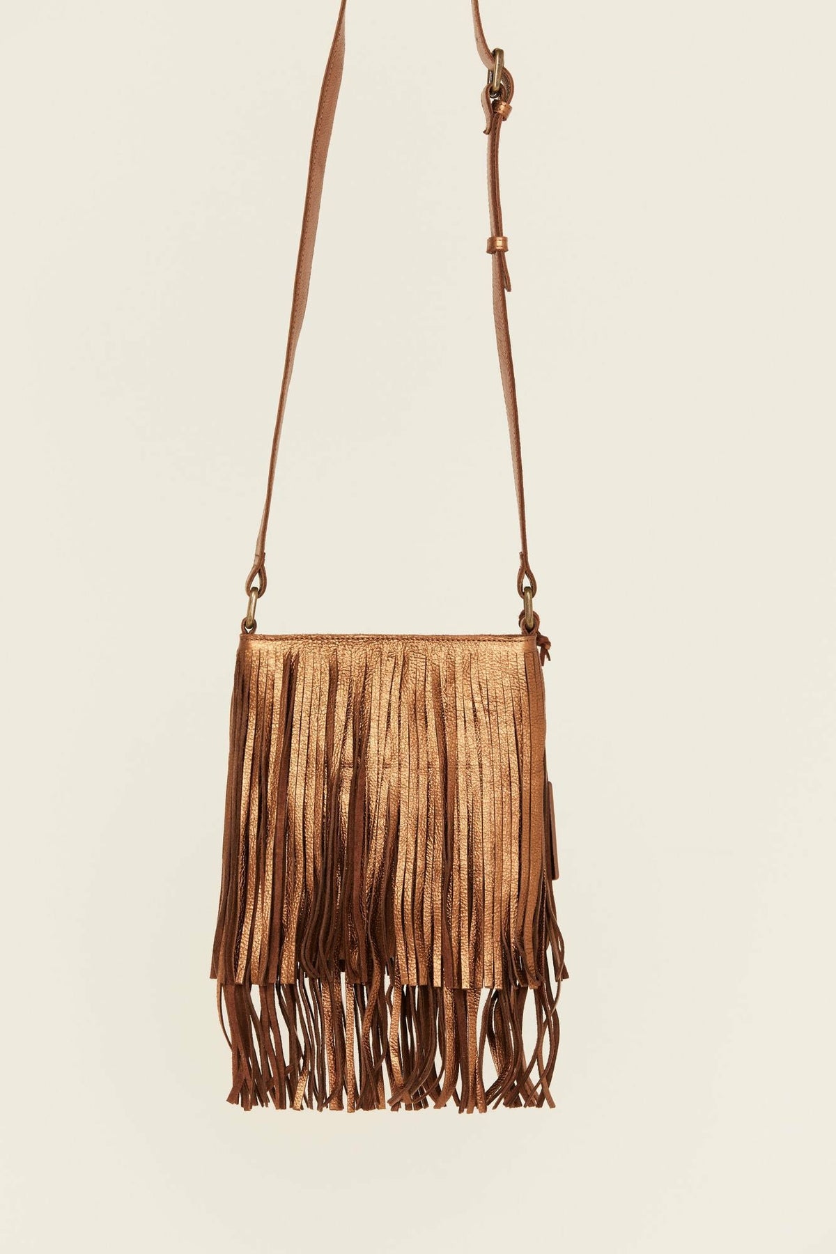 Women Camarillo Metallic Fringe Suede Crossbody Bag | Idyllwind