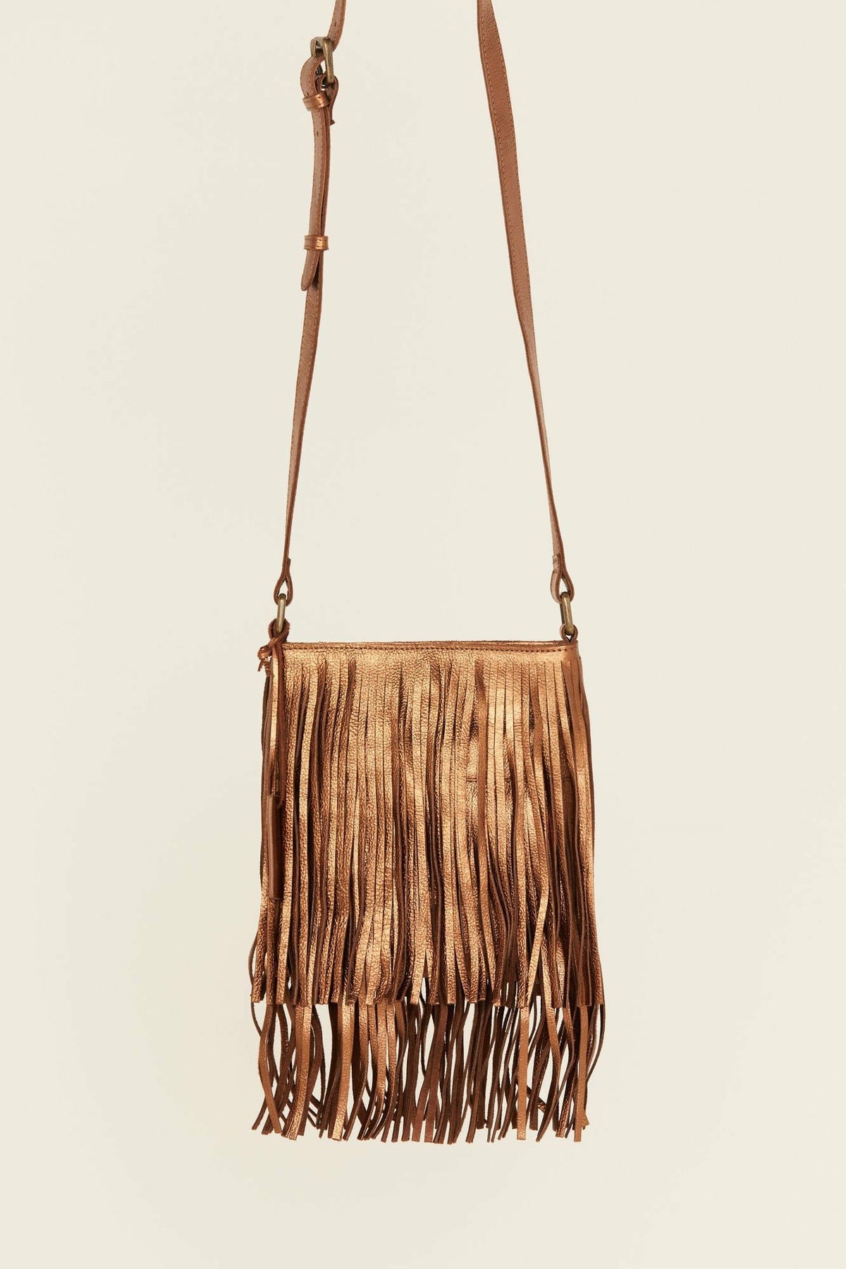 Women Camarillo Metallic Fringe Suede Crossbody Bag | Idyllwind