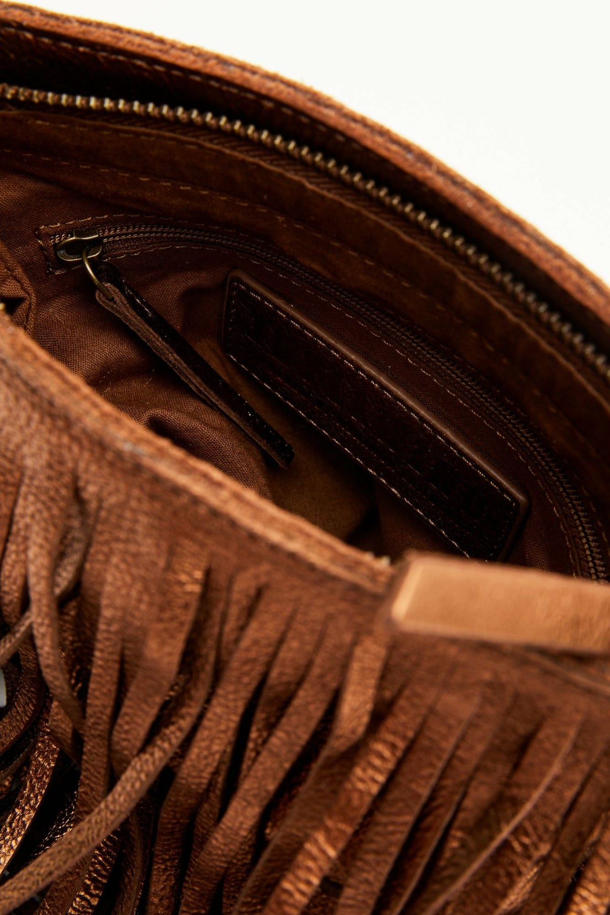 Women Camarillo Metallic Fringe Suede Crossbody Bag | Idyllwind