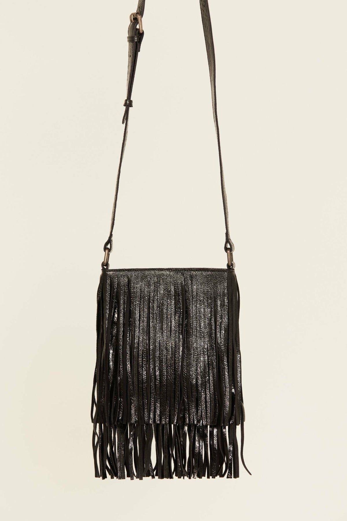 Women Camarillo Metallic Fringe Suede Crossbody Bag | Idyllwind