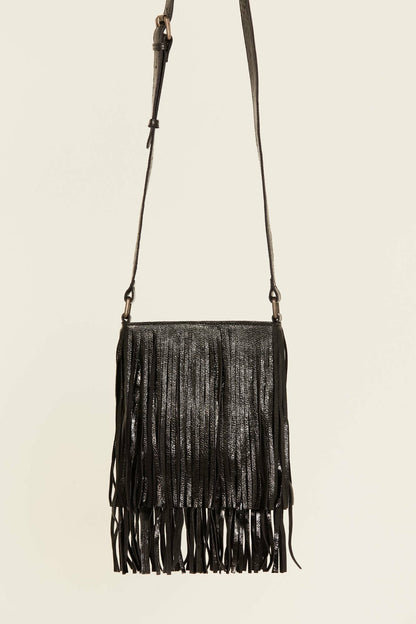 Women Camarillo Metallic Fringe Suede Crossbody Bag | Idyllwind