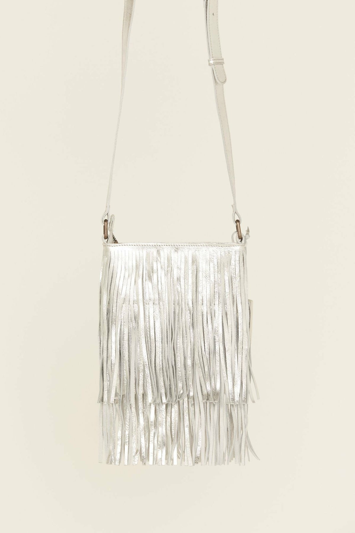 Women Camarillo Metallic Fringe Suede Crossbody Bag | Idyllwind
