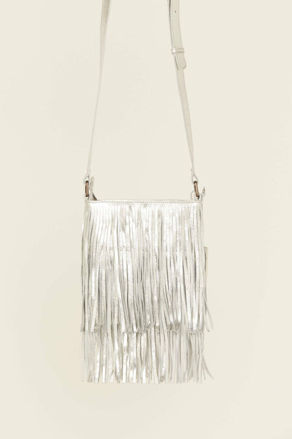 Women Camarillo Metallic Fringe Suede Crossbody Bag | Idyllwind