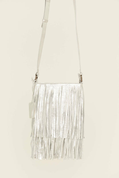 Women Camarillo Metallic Fringe Suede Crossbody Bag | Idyllwind