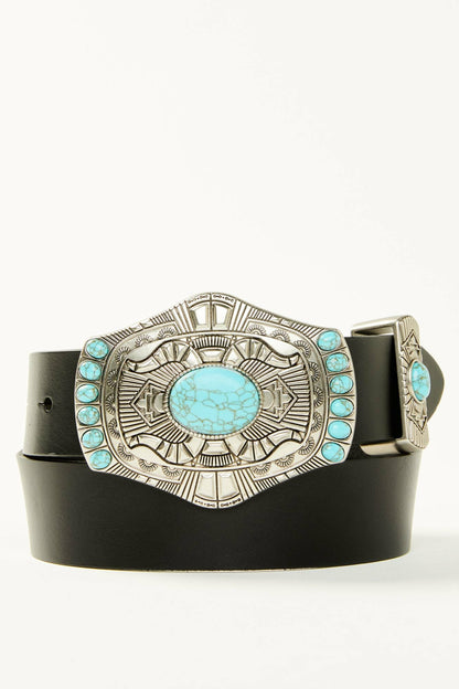 Women Big Stone Buckle Belt | Idyllwind