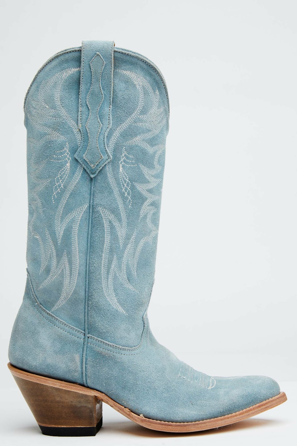 Women Charmed Life Blue Suede Western Boots - Round Toe | Idyllwind