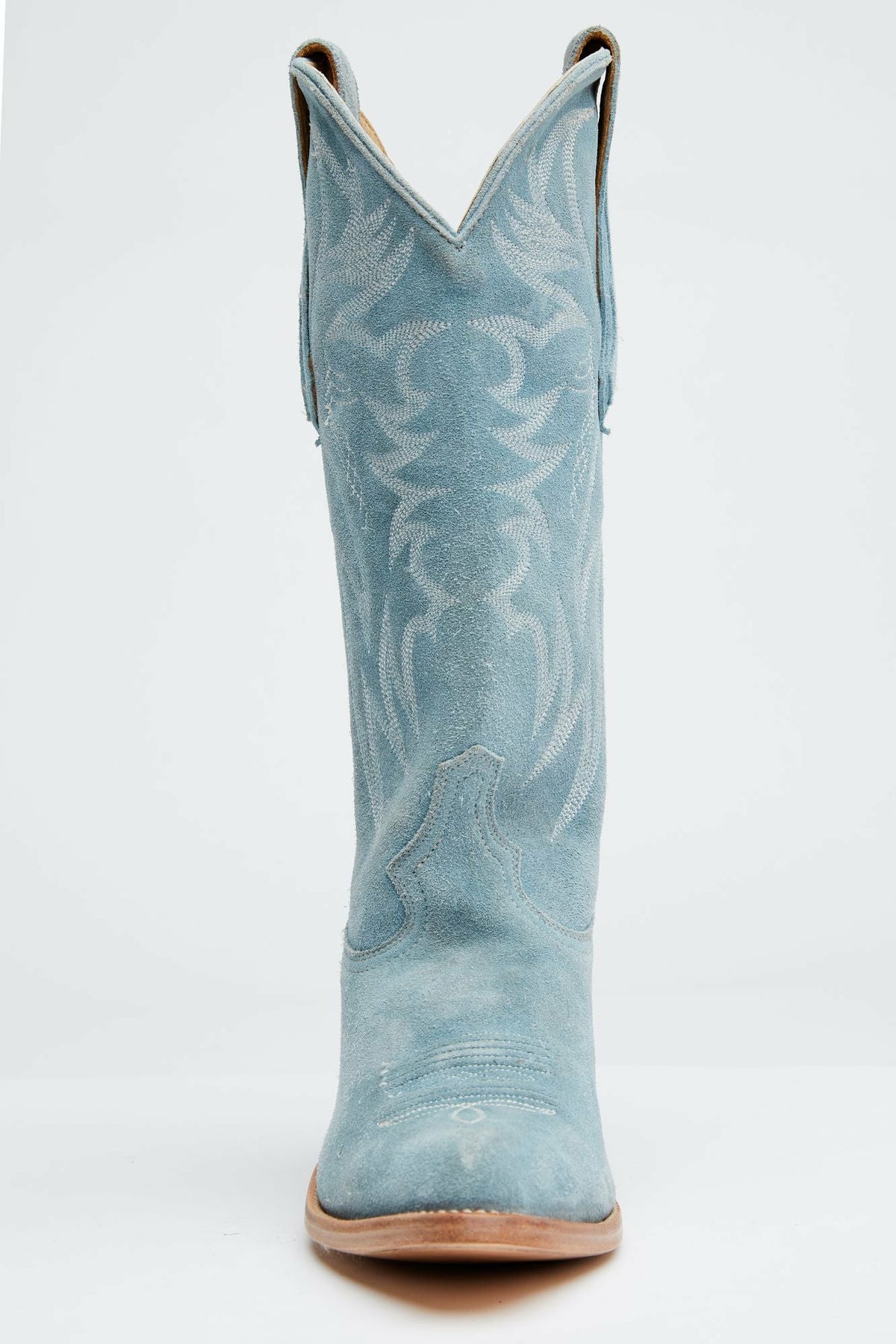 Women Charmed Life Blue Suede Western Boots - Round Toe | Idyllwind