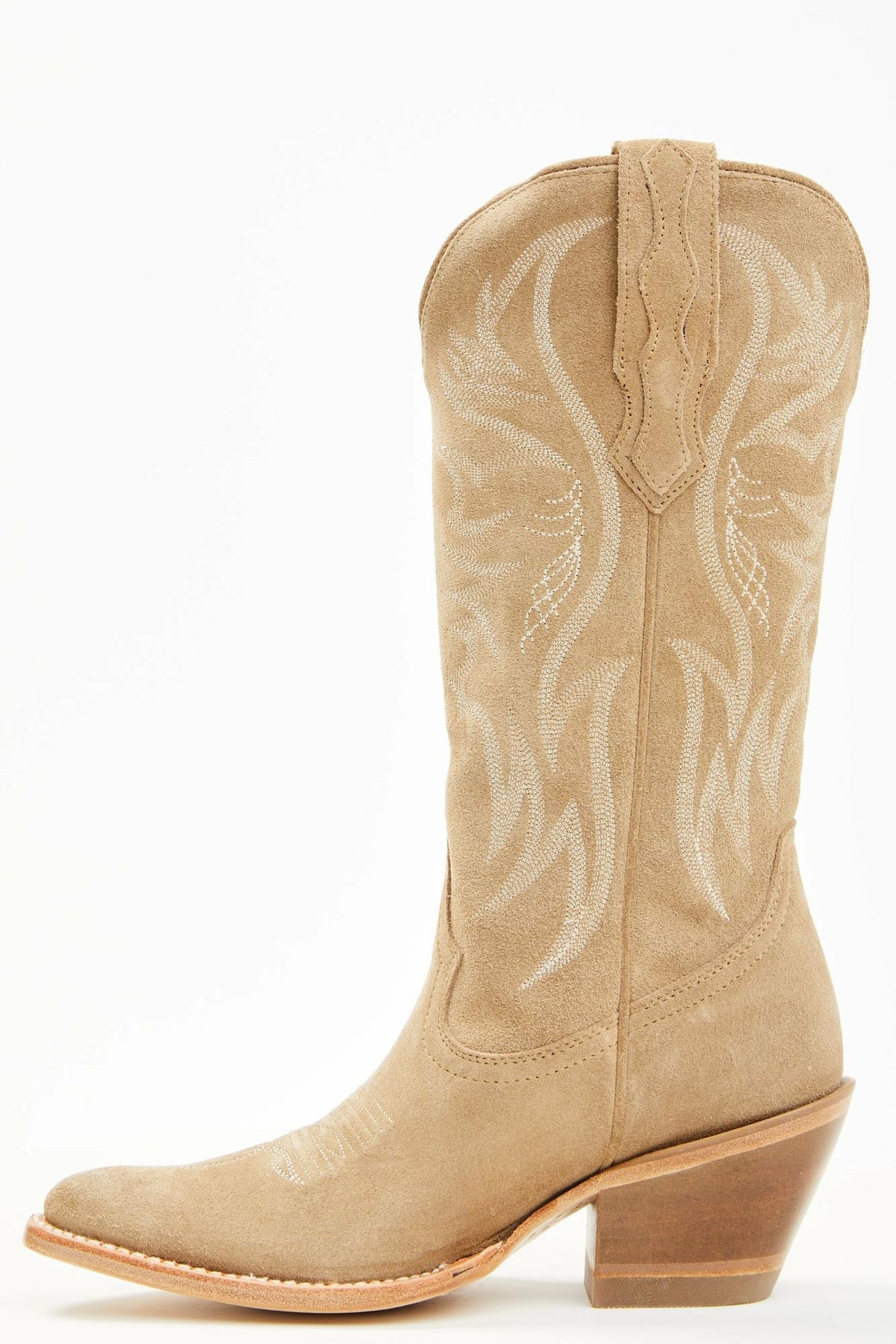 Women Charmed Life Tan Suede Western Boots - Round Toe | Idyllwind