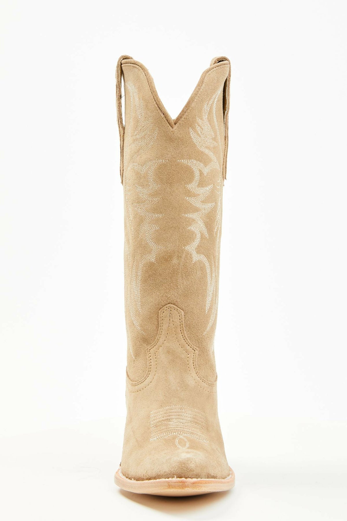 Women Charmed Life Tan Suede Western Boots - Round Toe | Idyllwind