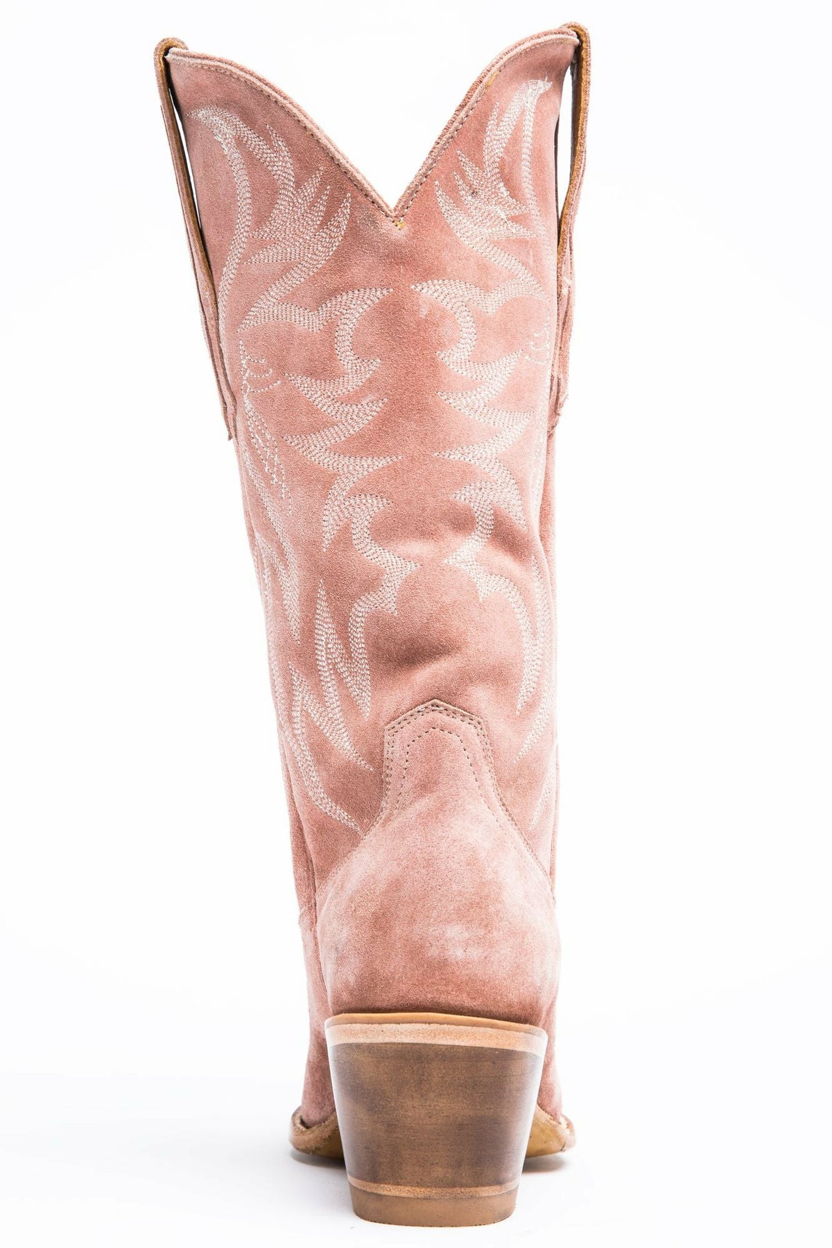 Women Charmed Life Pink Suede Western Boots - Round Toe | Idyllwind