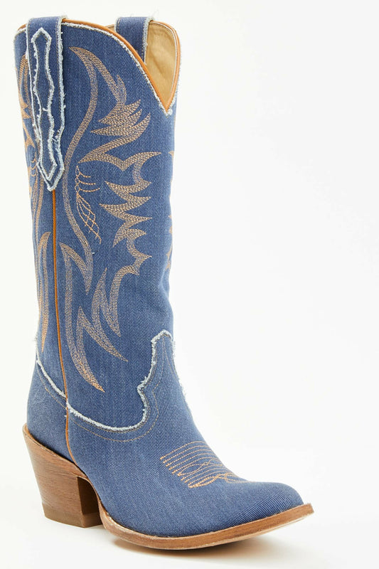 Women Charmed Life Denim Western Boots - Round Toe | Idyllwind