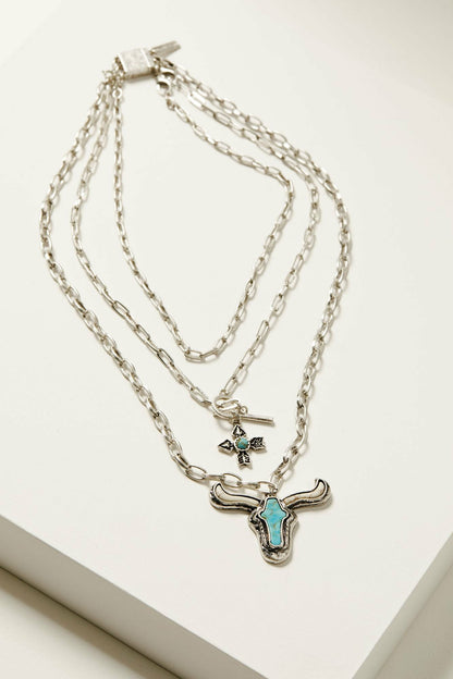 Women Shenandoah Steerhead Necklace | Idyllwind