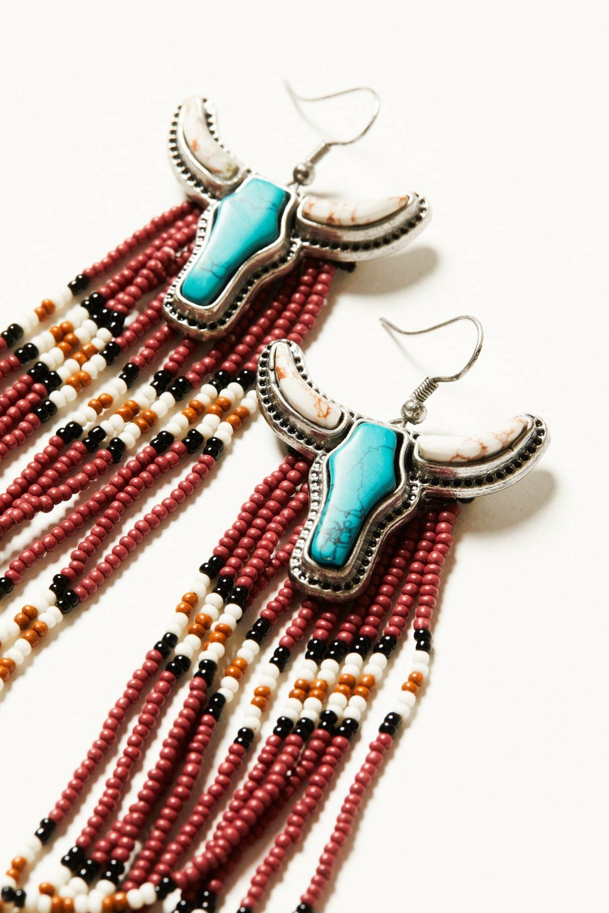 Women Riverbend Seed Bead Fringe Earrings | Idyllwind