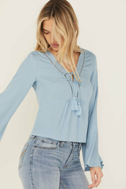 Women Cedar Lace-Up Top | Idyllwind
