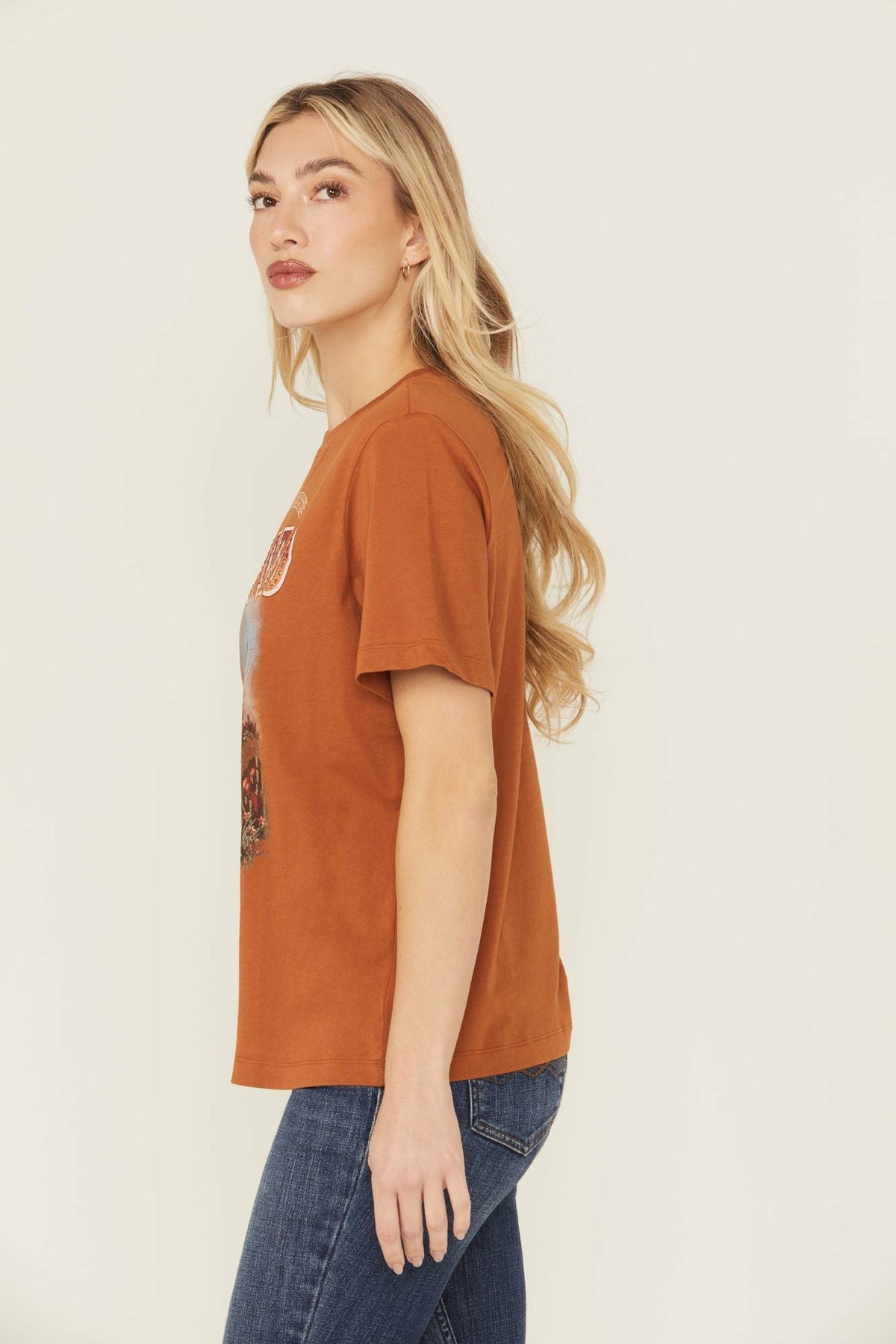Women I Left My Heart At The Rodeo Embellished Short Sleeve Graphic Tee | Idyllwind