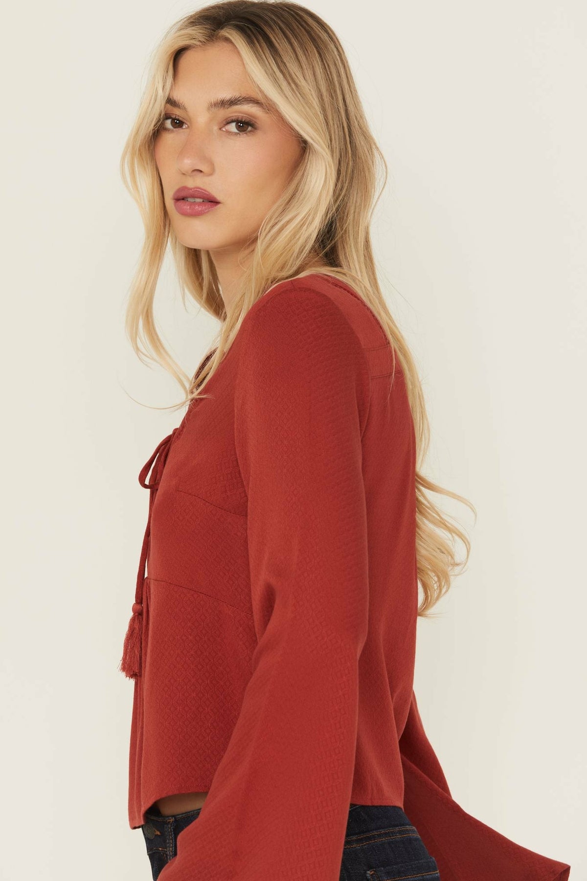 Women Cedar Lace-Up Top | Idyllwind