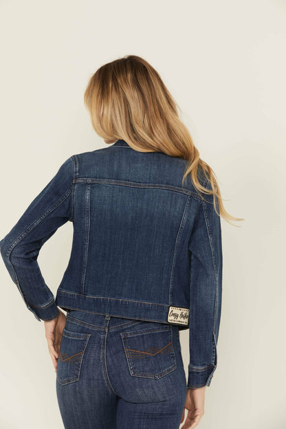 Women Ellwood Patch Denim Trucker Jacket | Idyllwind
