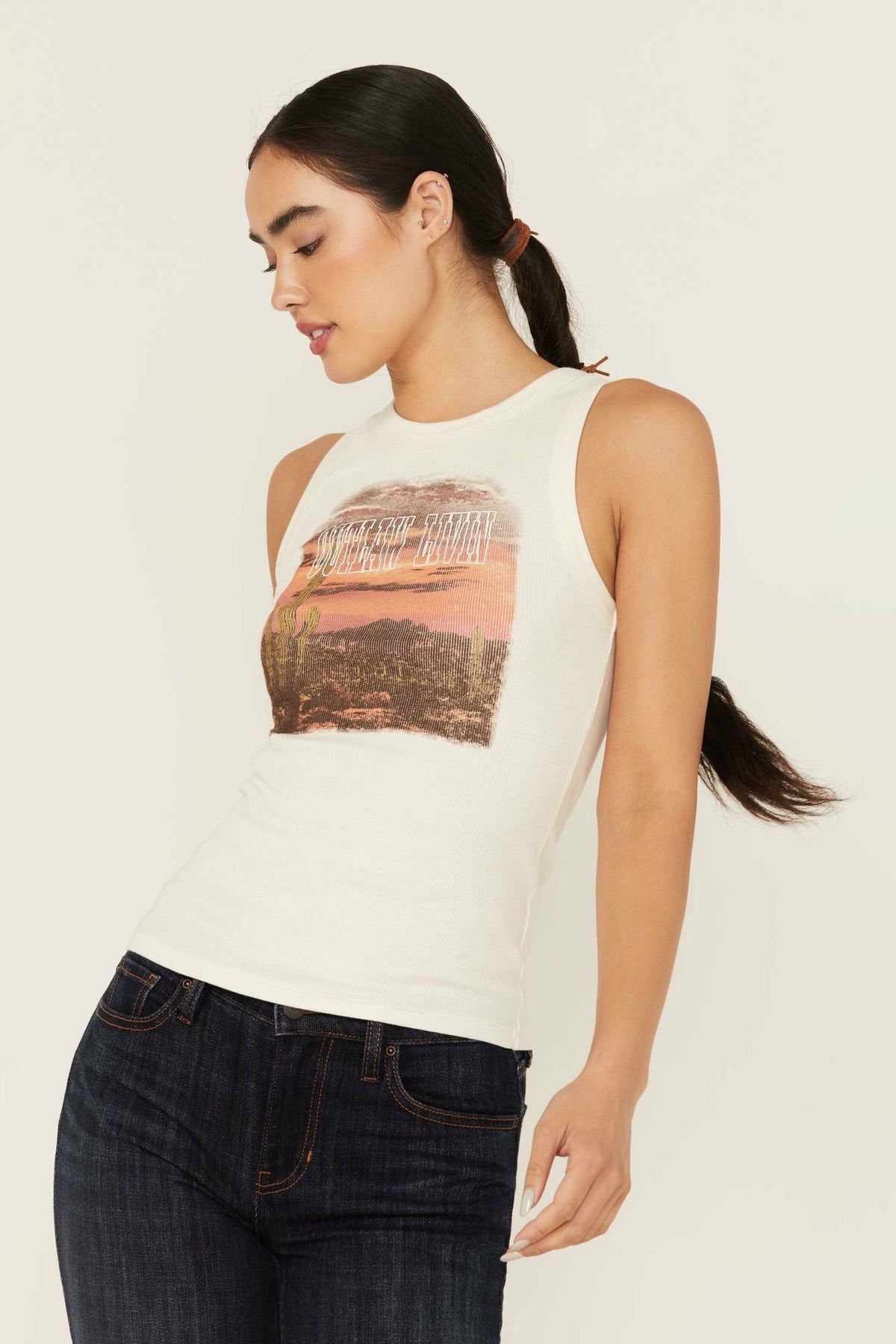 Women Outlaw Livin Sleeveless Ribbed Tank Top | Idyllwind