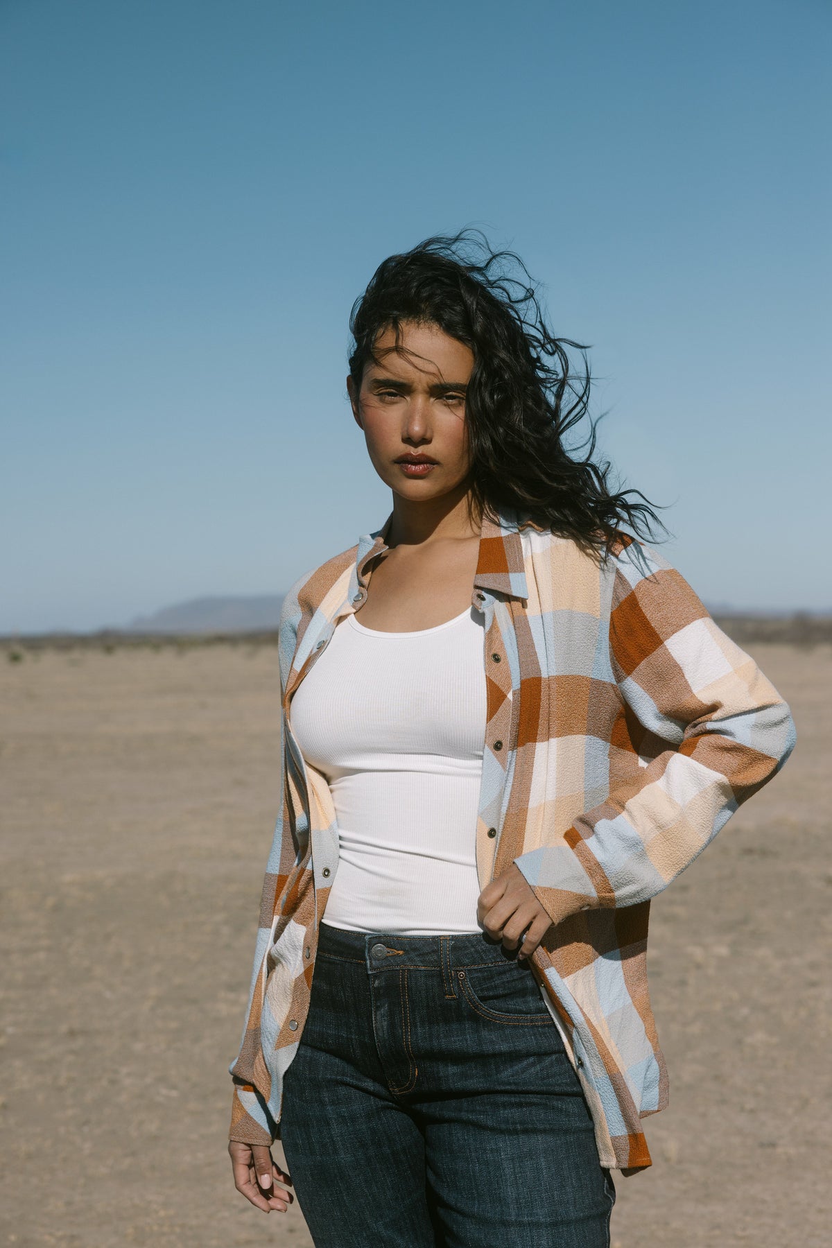 Women Coppell Plaid Print Long Sleeve Snap Western Shirt | Idyllwind