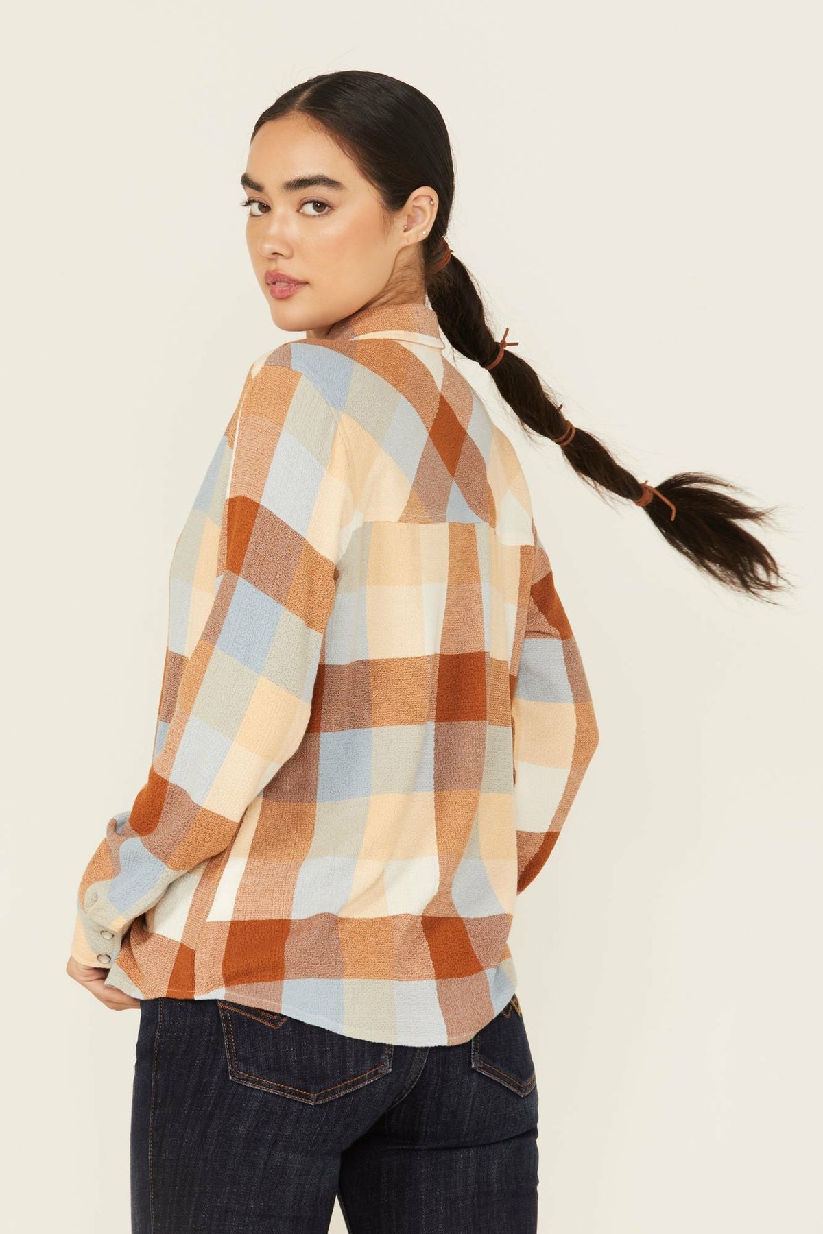 Women Coppell Plaid Print Long Sleeve Snap Western Shirt | Idyllwind