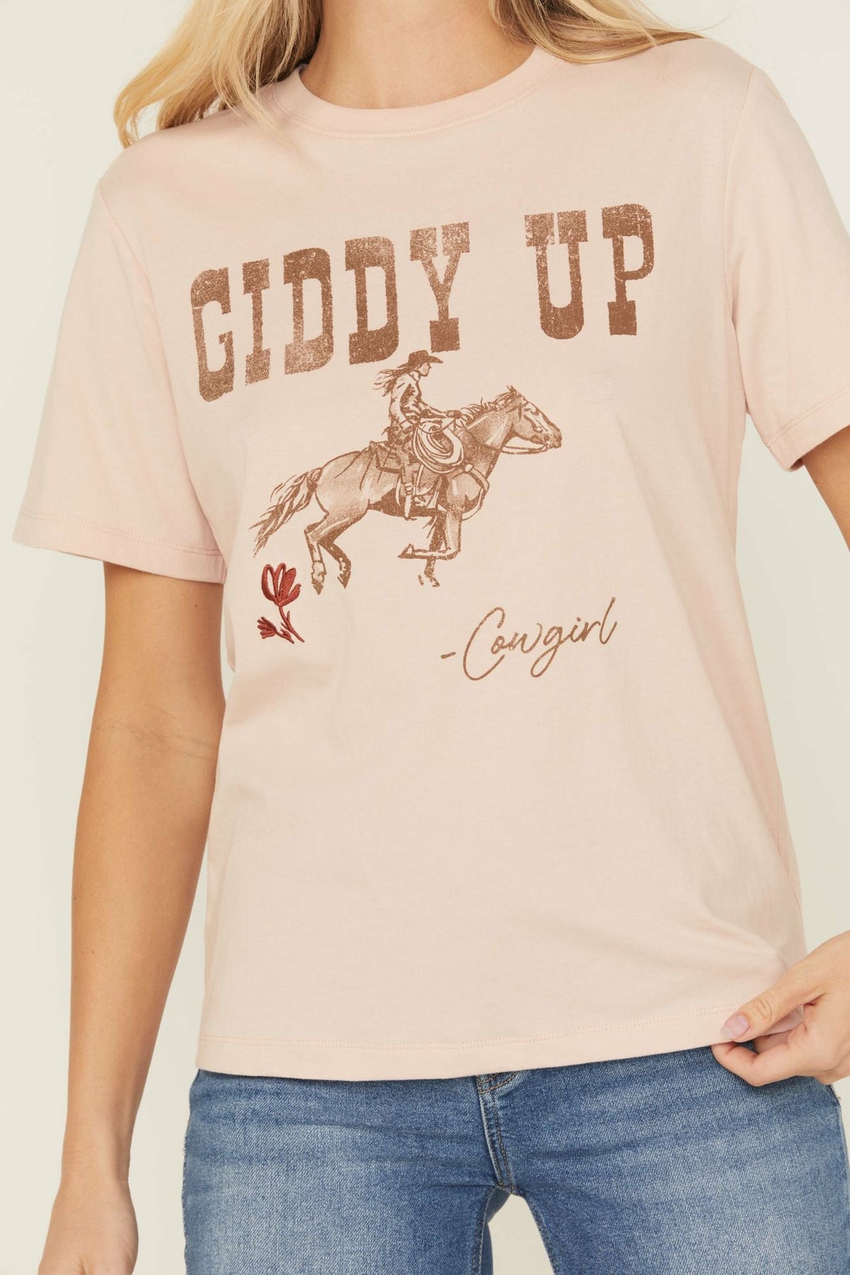 Women Giddy Up Short Sleeve Graphic Tee | Idyllwind