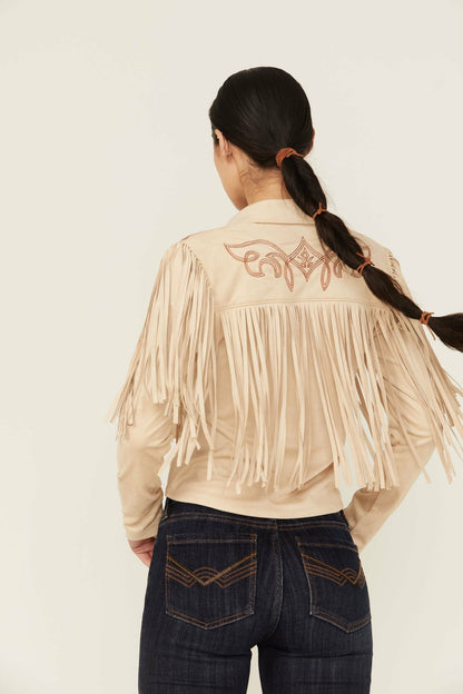Women Fringe Embroidered Long Sleeve Button-Down Western Shirt | Idyllwind