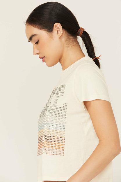 Women Y'all Embellished Short Sleeve Cropped Graphic Tee | Idyllwind
