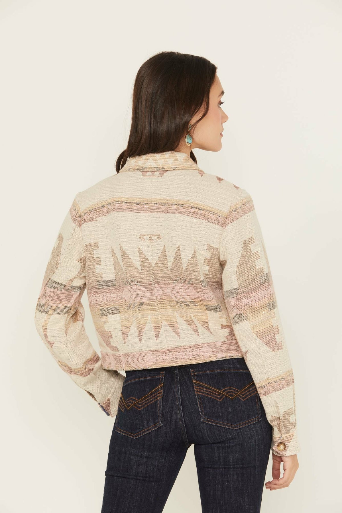 Women Mercer Southwestern Print Cropped Shacket | Idyllwind
